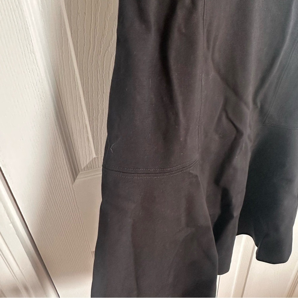 Rebecca Taylor Black Lace Inset Fit & Flare Mini Dress‎ Sleeveless Size 4 - Picture 5 of 11